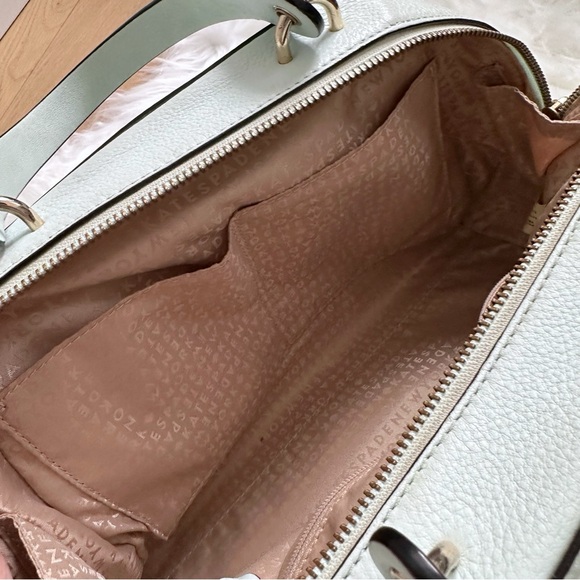 Kate Spade Bailey Atwood Place Bowling Bag Satchel in Island Waters Blue - Picture 8 of 14